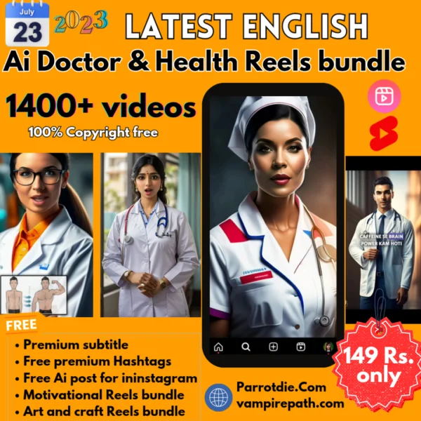 1400+Latest Ai Health Reels Bundle Eng