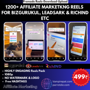 Affiliate marketing Reels pack for LEADS generation
