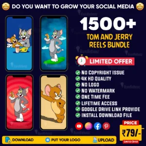 1500+ Tom and jerry Reels bundle