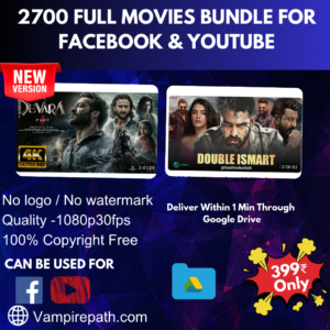 2700+ Full MOVIES PACK FOR FACEBOOK AND & YOUTUBE
