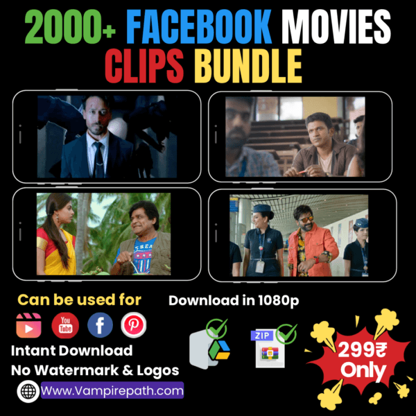 2000+ Facebook Movie Clips Bundle