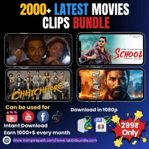 2000+ Latest Movie Clips Bundle