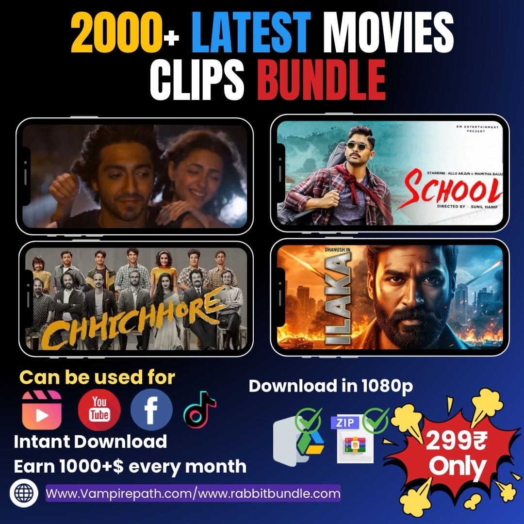 2000+ Latest Movie Clips Bundle