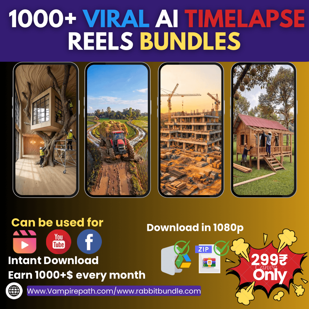 1000+ Ai Timelapse Videos Bundle
