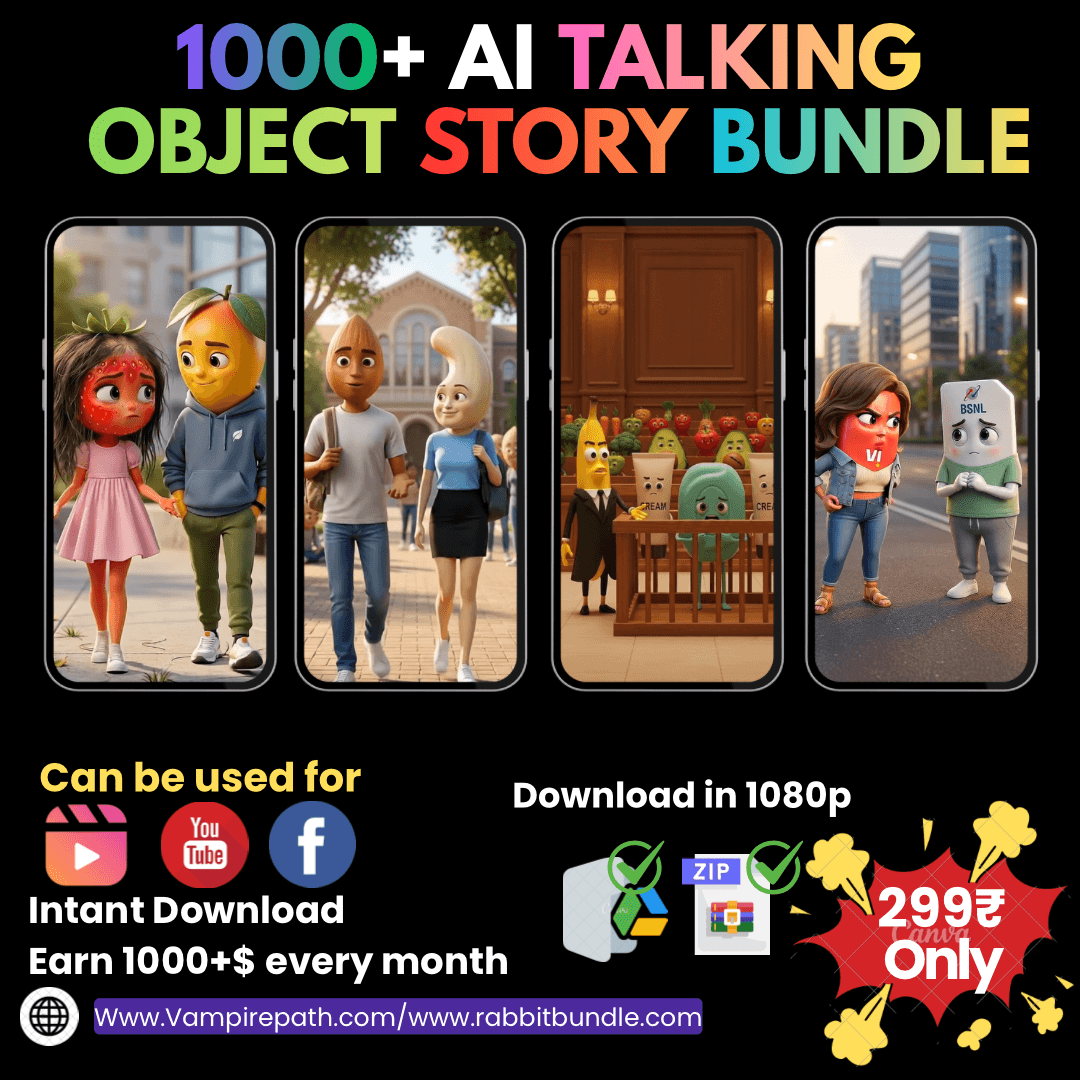 1000+ Ai Talking Object Story bundle